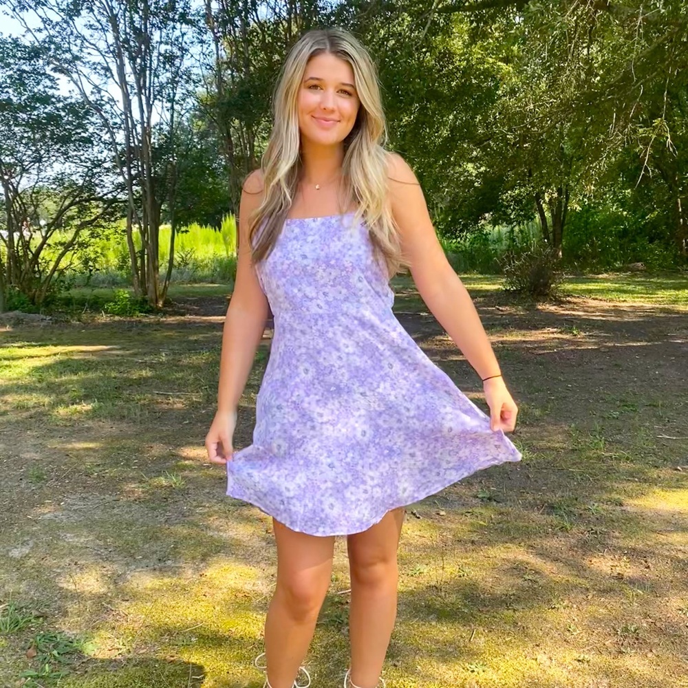 Floral Purple dress